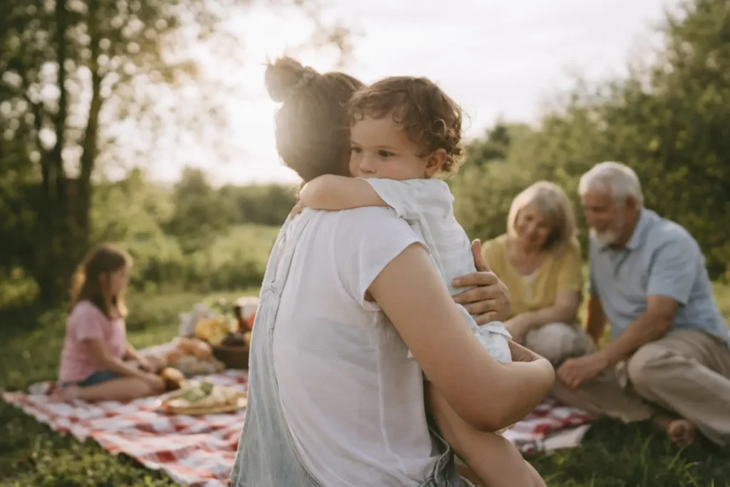 Praktijk Relatie Reflectie gezin scheiden familie uit elkaar